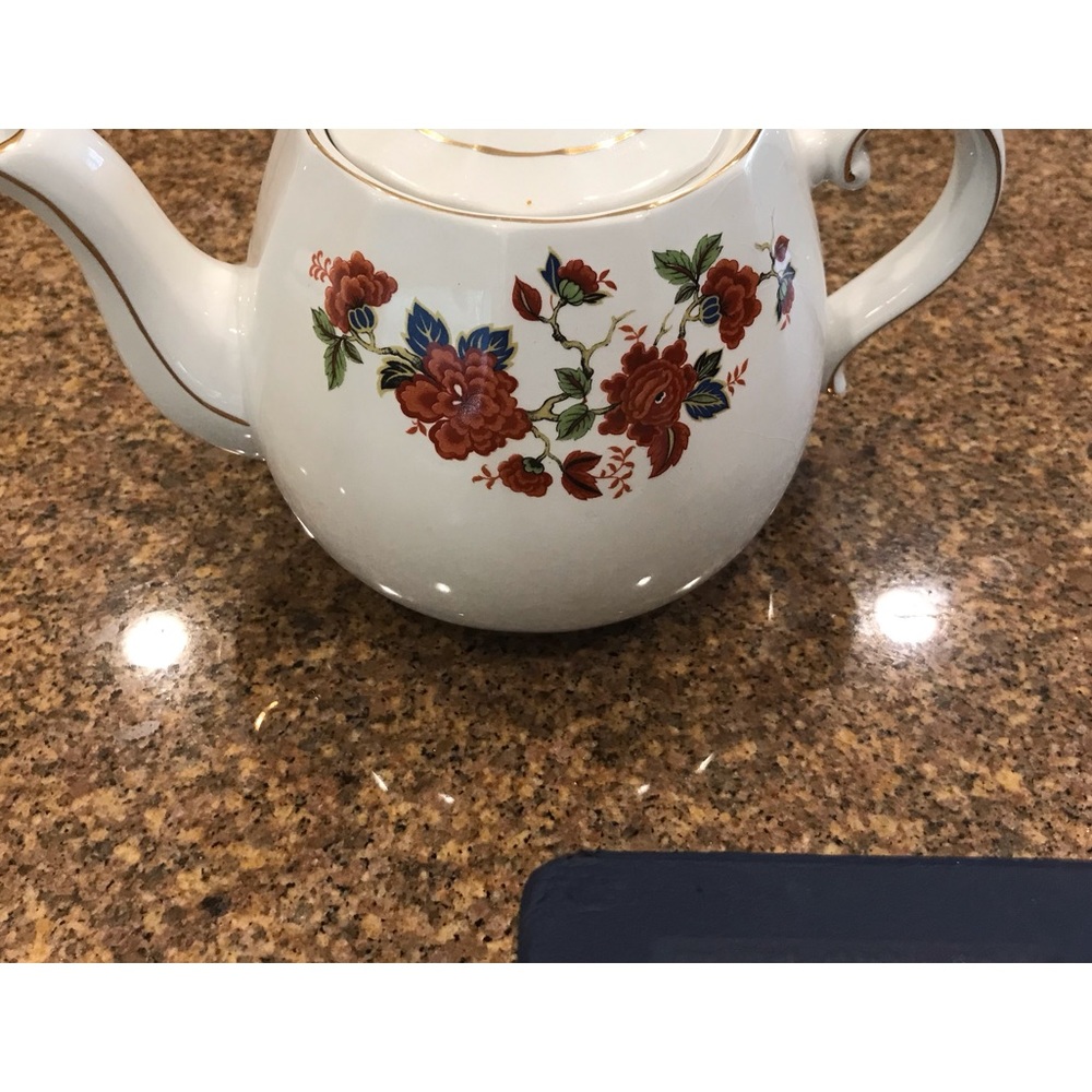 Ellgreave Ironstone Teapot from Wood and Sons England
